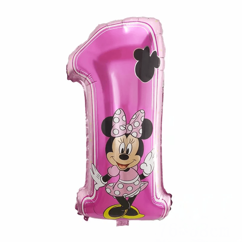 Ballon anniversaire - fleur enchantée