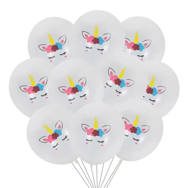 Decoration en ballon pour anniversaire - ballons licorne magiques
