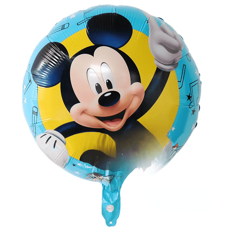 Ballon anniversaire - fantaisie bleue