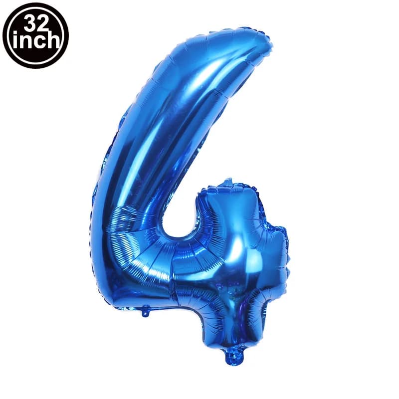 Ballon anniversaire - ballon bleu étoile