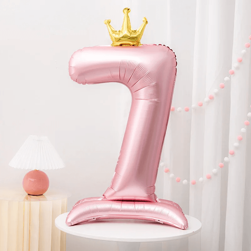 Ballon anniversaire - fleur royale