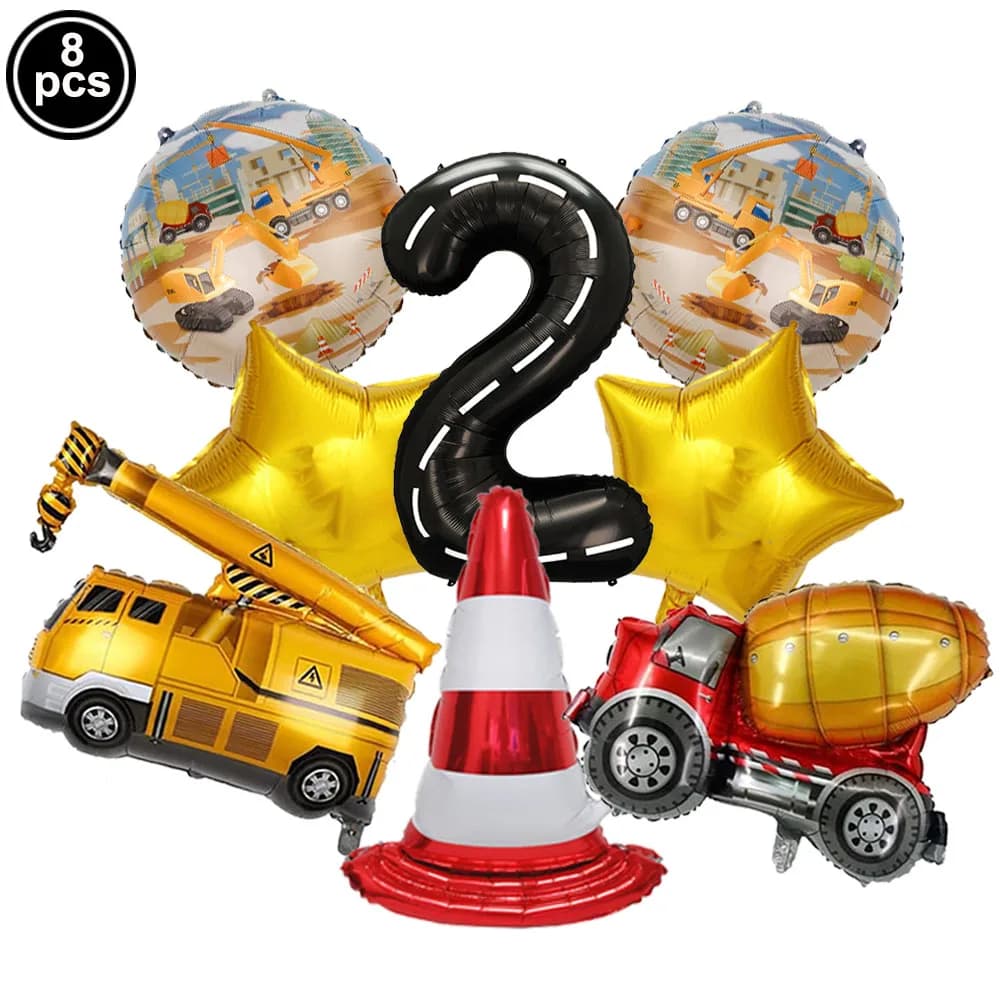Livraison ballon anniversaire - chantier festif