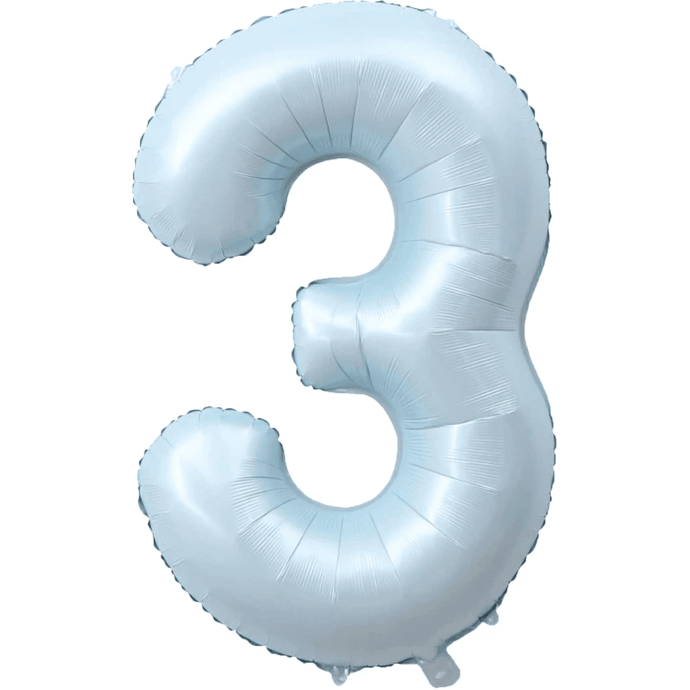 Ballon anniversaire - ciel bleu trio