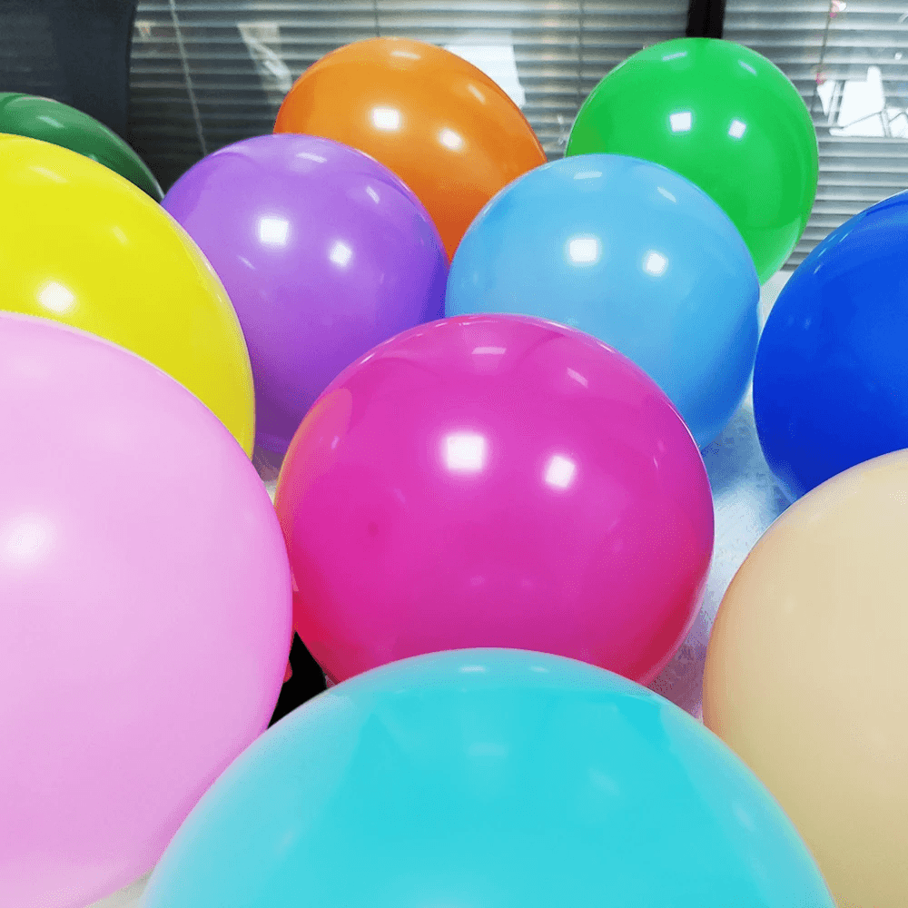 Ballon anniversaire - fleur fantôme