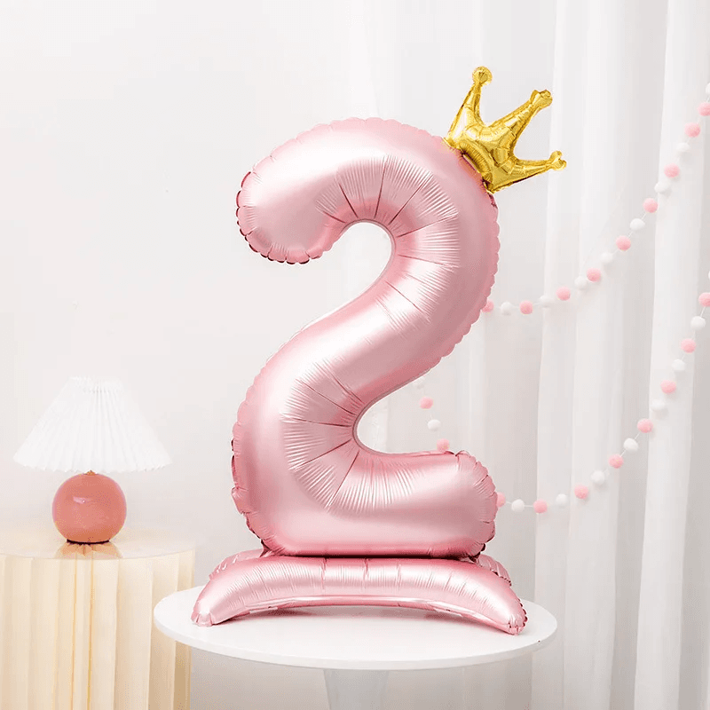 Ballon anniversaire - rêve fleurée royale