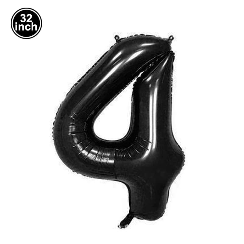 Ballon anniversaire - ballon noir élégant