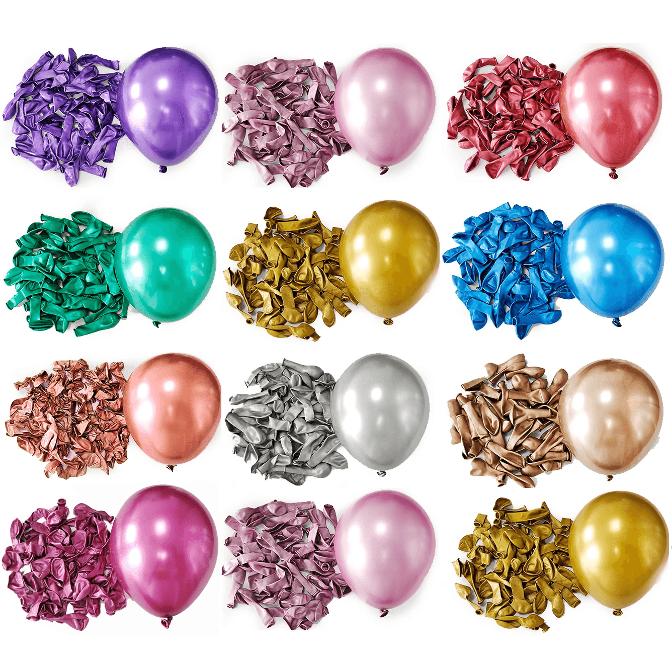 Ballon anniversaire - métal lumineux