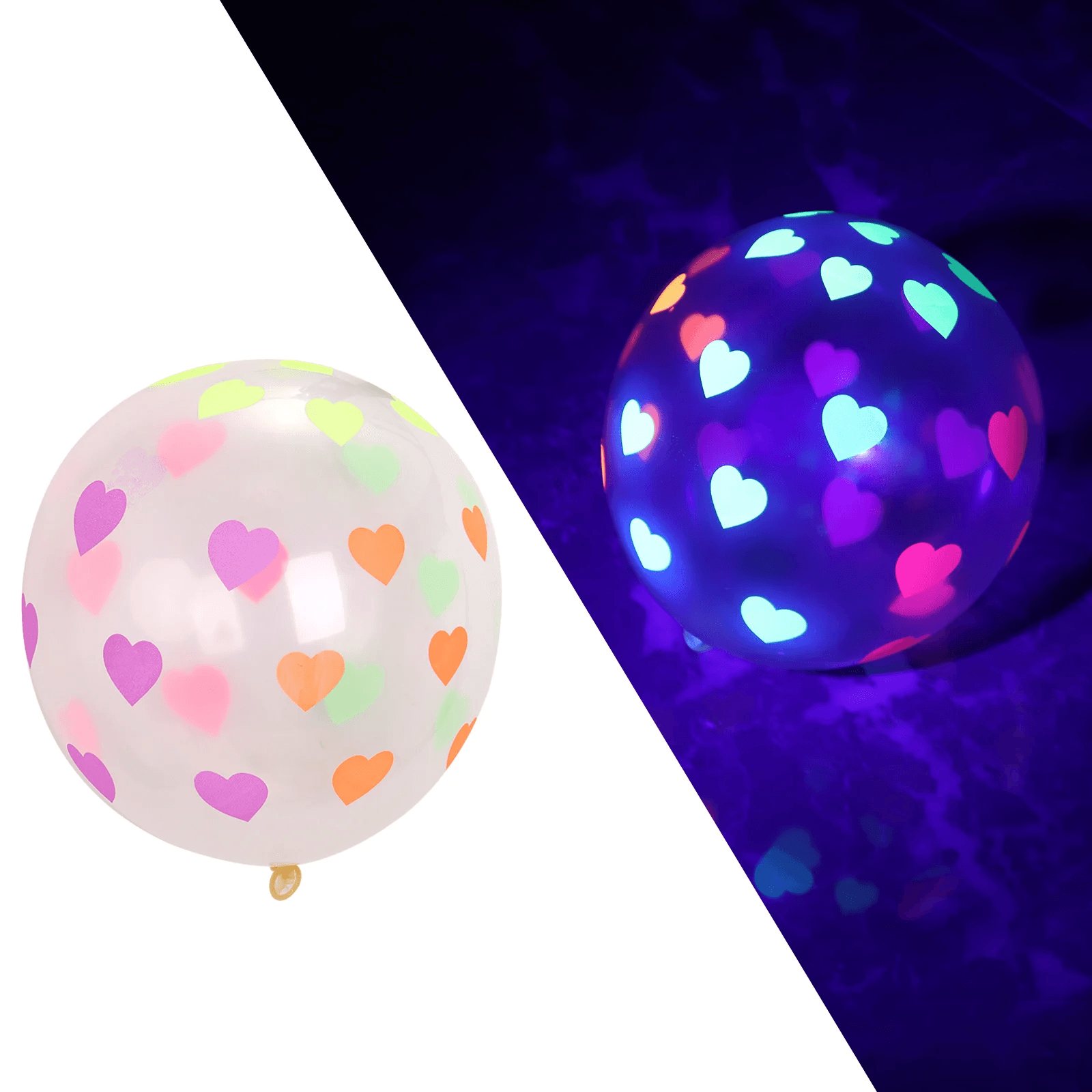Ballon anniversaire - coeur étoilé