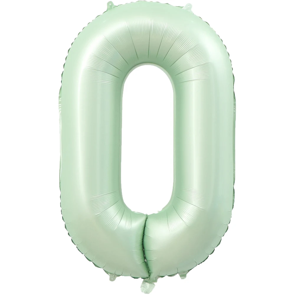 ballon chiffre vert flottant