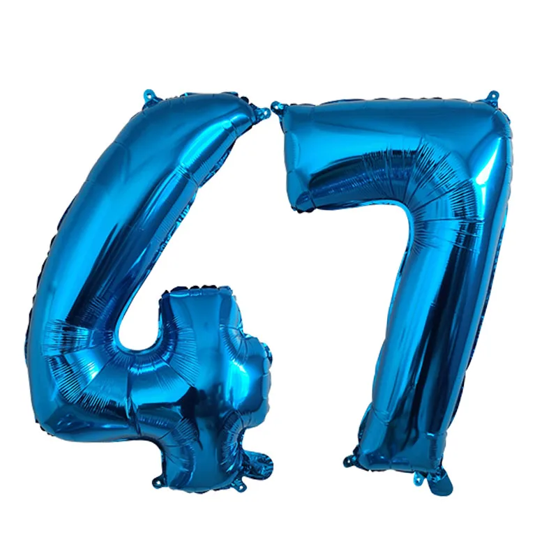 ballon chiffre anniversaire