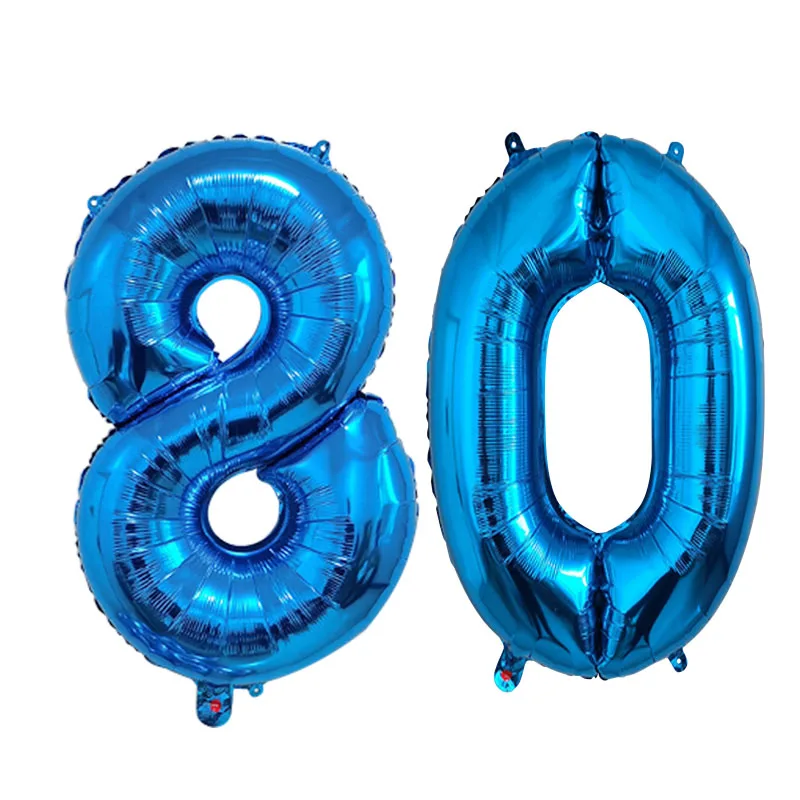 ballons chiffres bleus